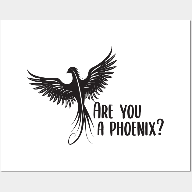 Are you a Phoenix? Wall Art by BlueZenStudio